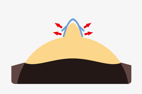 接着力の比較イメージ画像