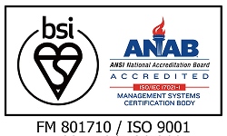 FM801710 / ISO9001の認定バナー