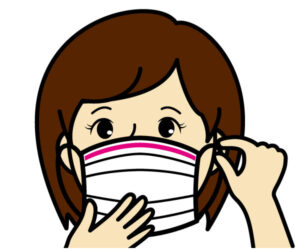 ふんわりソフトに　やわふわマスク　マスクの装着方法03