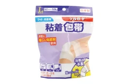 デルガード　粘着包帯　ひざ・足首用　Lサイズ　50mm×3.5m