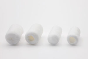 鼻用脱脂綿　鼻ぽんシリーズ4種　サイズ比較