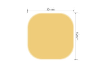 キズを早くキレイに治す　クイックパッド　ワイド　サイズ表示