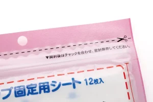 デルガード シップ固定用シート チャック袋なので簡単に密閉保管