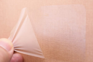 必要なサイズに切って使える　防水フィルム　シートタイプ　Mサイズ　極薄透明フィルムでしっかり防水