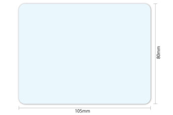 水やバイ菌から傷口を守る　防水フィルム　シートタイプ　Lサイズ　寸法図