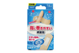 デルガード 指に巻きやすい絆創膏 防水タイプ Mサイズ 16枚